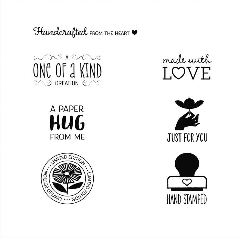 Набор прозрачных штампов для скрапбукинга сделай сам 3 9x3 9 дюйма 20 А |