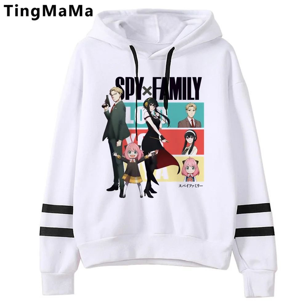 

spy x family hoodies women funny Fleece Korean style sweatshirts tracksuit women Kawaii Hooded Shirt