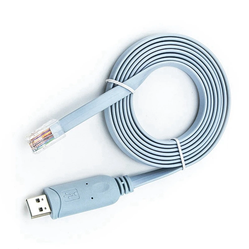 

2X 1,8 м FTDI чип USB к RJ45 USB к RS232 последовательный к RJ45 CAT5 кабель адаптера консоли