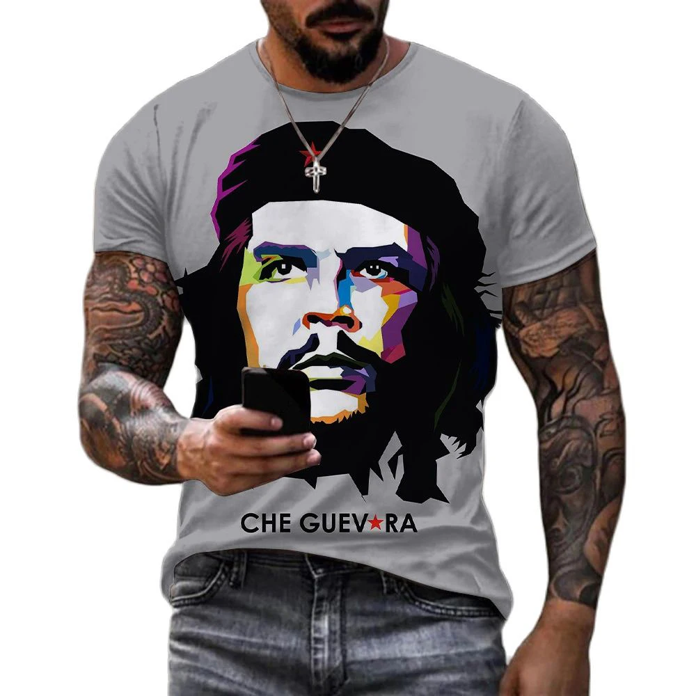 

Summer Che Guevara T-Shirts 3D Print Streetwear Men Women Casual Fashion Oversized Short Sleeve T Shirt Kids Tees Tops Clothing