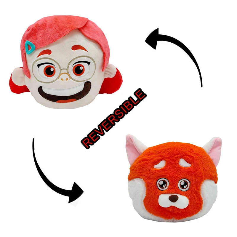 

20cm Disney Pixar Turning Red Flip Plush Toy Kawaii Cute Meilin Turnings Red Panda Anime Stuffed Doll Birthday Kid Children Gift