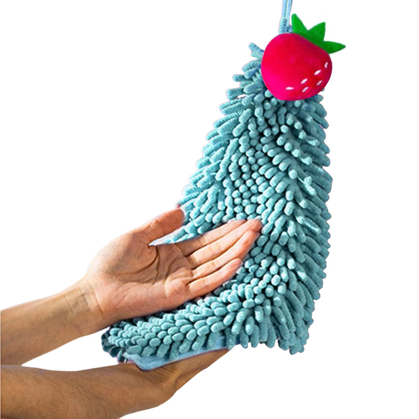 

Dense Fibers Wiping Hand Towels Bathroom Fluffy Wiping Rags With Delicate Edges Cute Fruits Washcloths For Kids Adults