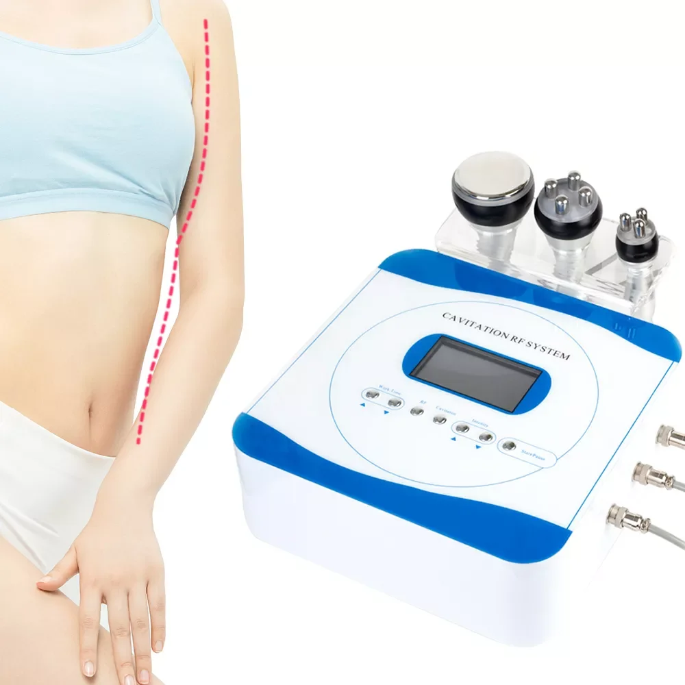 

40k Cavitation 3 in 1 Slimming RF Machine Weight Loss Body Spa Salon Negative Pressure Shaping Beauty Instrument Body Care Tool