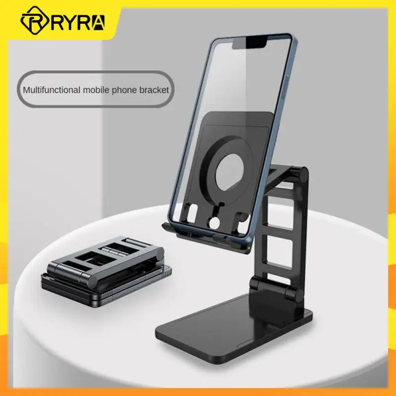 

RYRA Folding Desktop Mobile Phone Holder Wireless Card Charging Slot Mobile Phone Bracket Telescopic Adjustable Tablet Stand