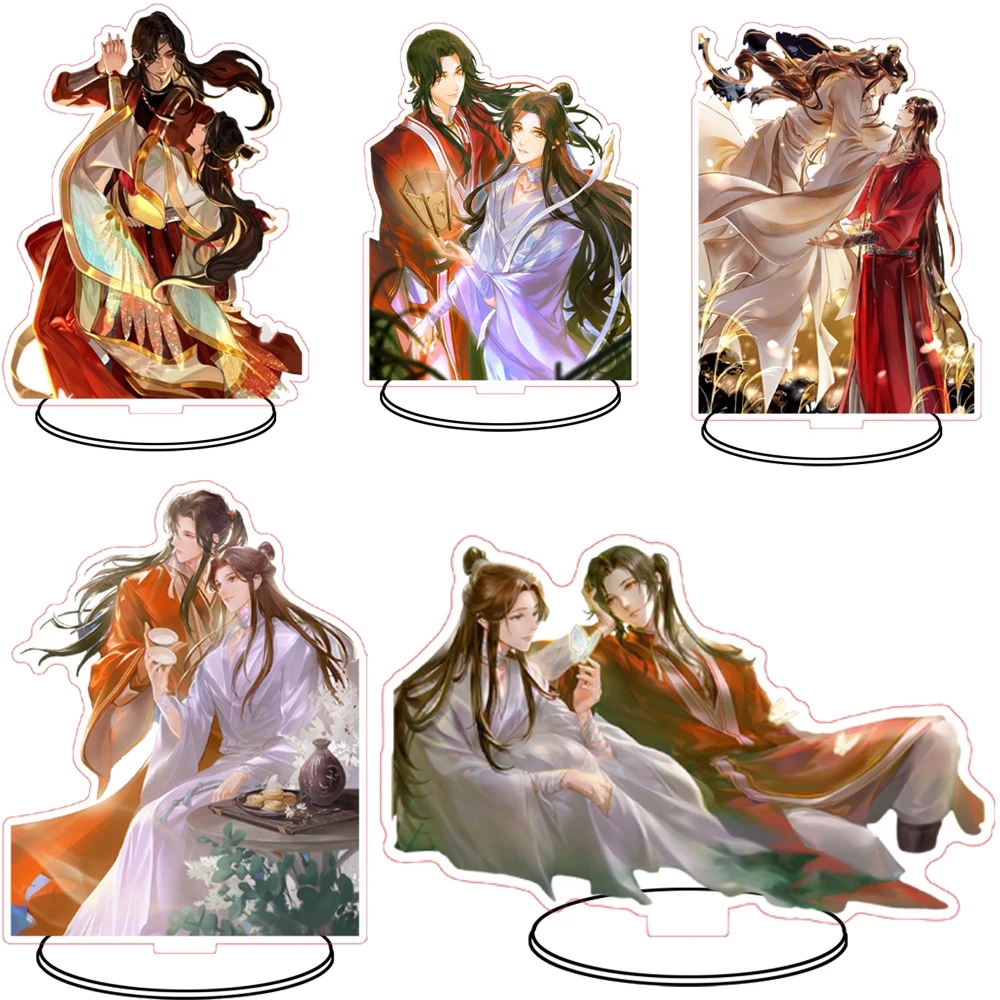 

Heaven Official's Blessing Standing Plate Anime Tian Guan Ci Fu Xielian Huacheng Figure Model Desk Decor Charming Gifts