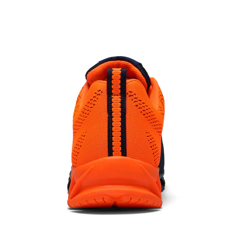 Breathable Flying Woven Running Men's Shoes Non-slip Lace-up Sneakers Outdoor Sport Shoes Zapatillas Hombre Deportiva