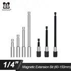 Набор удлинителей магнитных, 14 дюйма, 6,35 мм, 60, 75, 100, 150 мм