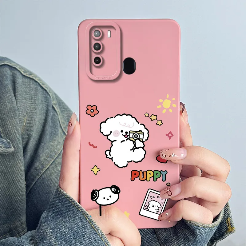 For Itel S16 / Vision 1Pro 1 Pro Phone Case Cover Soft Silicone Sweet Painted Shell Funda Lovely Printed Protective Casing Coque