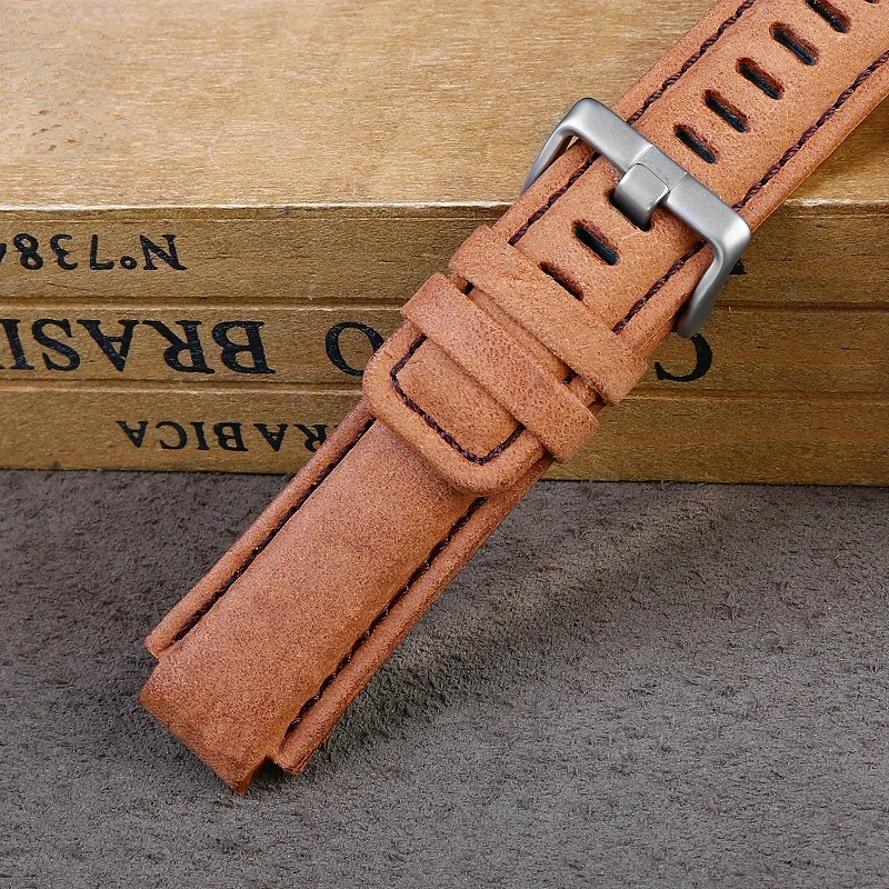 Фото Ремешок кожаный для мужских часов TIMEX tide T2N721 T2N720 TW2T76300 TW2T76500 T45601 №4