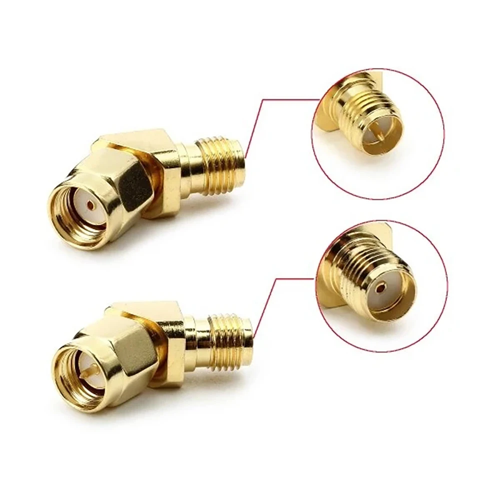 Переходники SMA на SMA + RP-SMA на RP-SMA 45°/135°