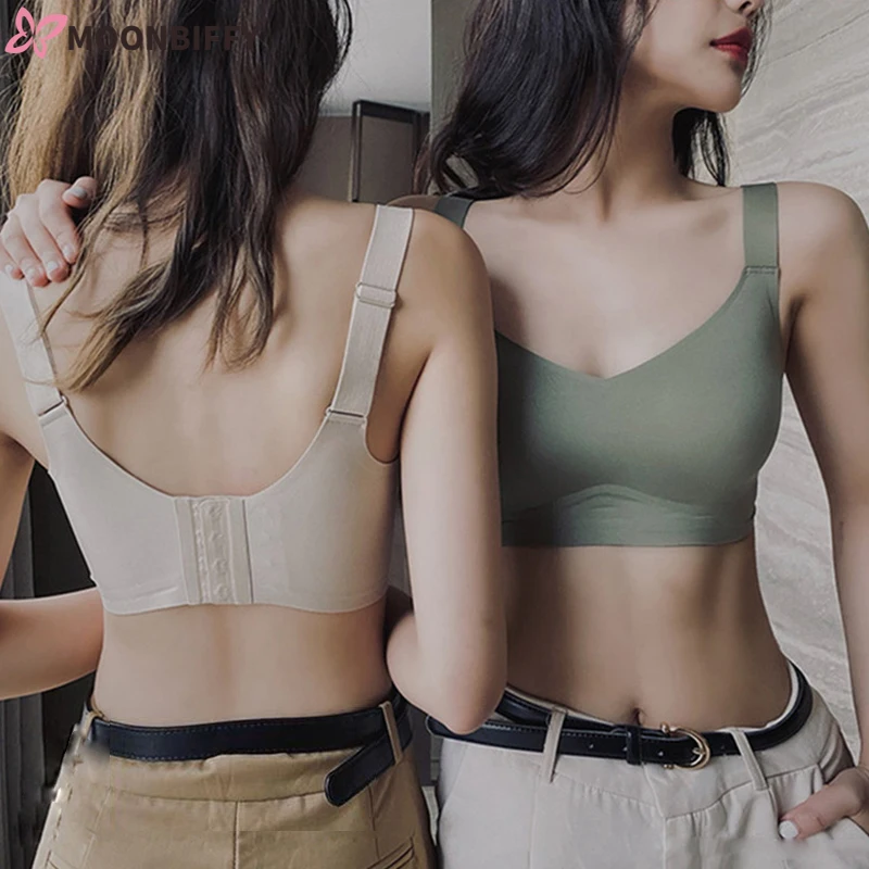 

Seamless Bra for Women Large Size Bras Push Up Underwear Wire Free Brassiere Female Sexy Lingerie Sleepwear Comfortable Bralette