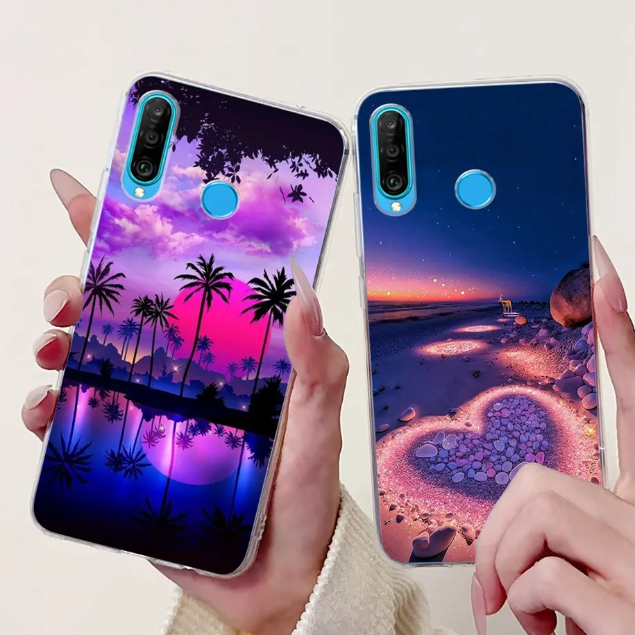 Чехол для Huawei P30 Lite новые модные мягкие силиконовые чехлы с бабочкой P30Lite P 30 MAR-LX1A