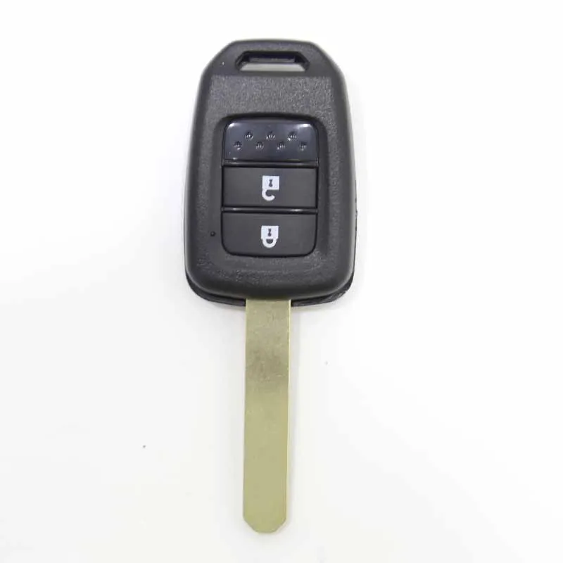 

Ziguang 2 Buttons Straight Remote Key Shell Auto Car Key Case with Uncut Blade Blank Case Remote for Honda New Fit,etc