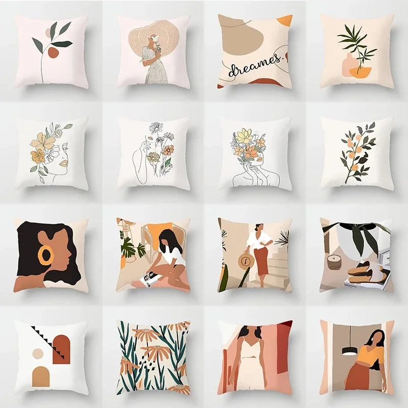 

Nordic New Abstract Pillow Cover Geometric Pattern Living Room Sofa Cushion Cover 50x50cm 60x60cm home decor