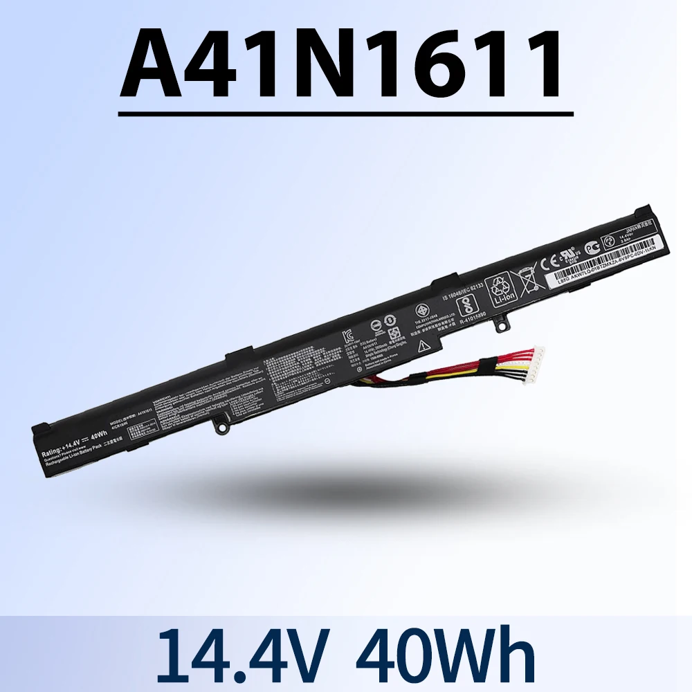 Фото Аккумулятор для ноутбуков ROG Strix GL553 GL553VW GL553VD GL553VE FX53VD GL753V GL752VW FX53VD Series (совместим с A41LK5H, A41LP4Q) №1