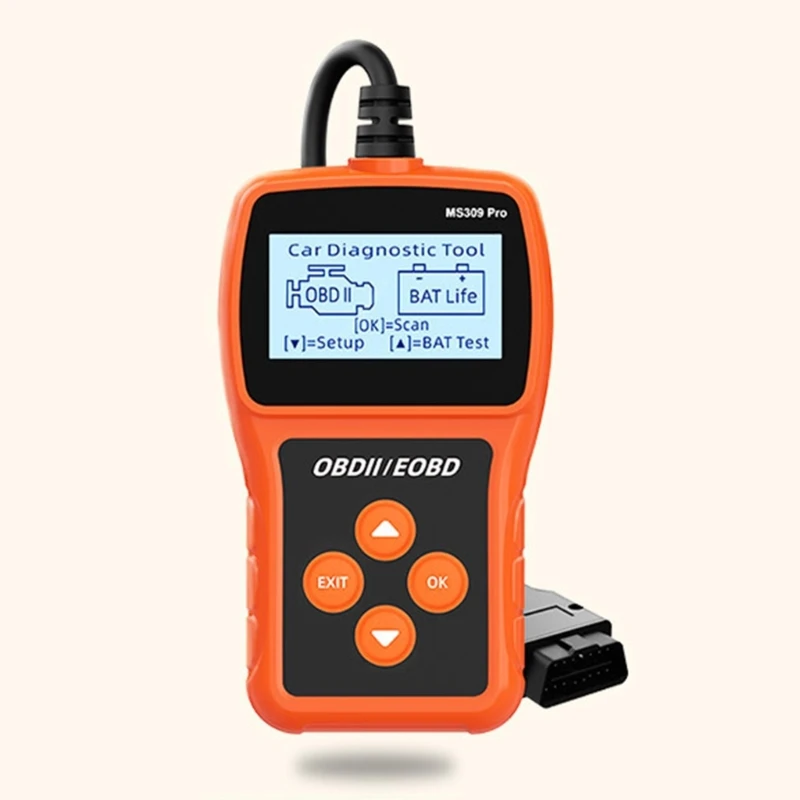 

OBD Scanner All Purpose Car Engine Fault Error Code Reader Battery Test Supporting Multi-language Diagnostic Scan Tool H9EE