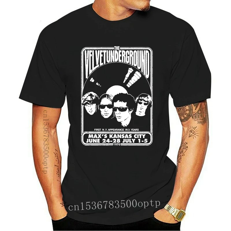 

2022 New Velvet Underground Vinyl T Shirt S M L Xl 2Xl Brand Official T Shirt 011410