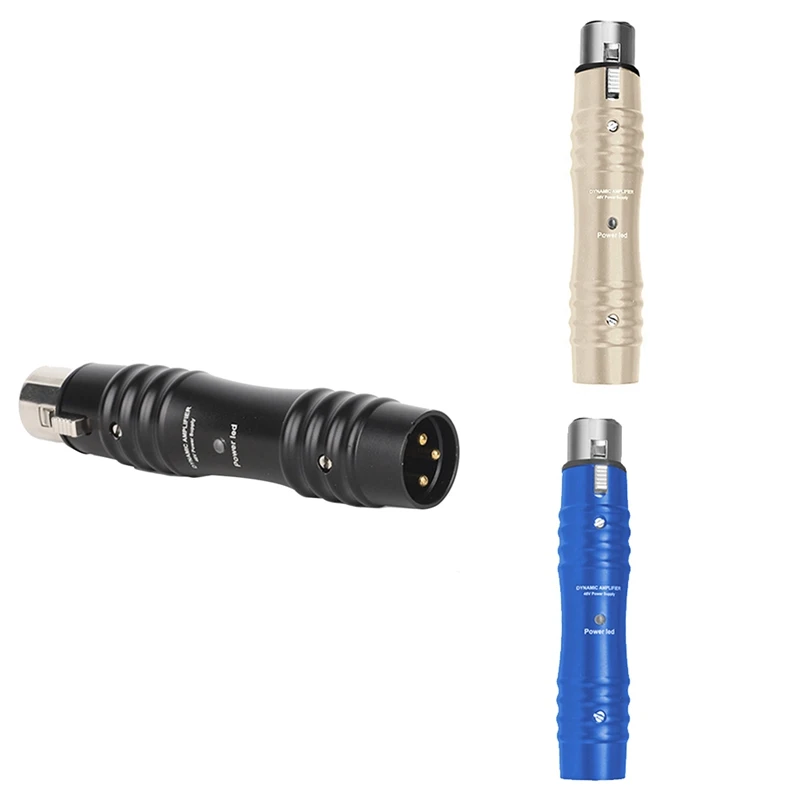 Мини 48 В динамический микрофонный предусилитель одноканальный активатор