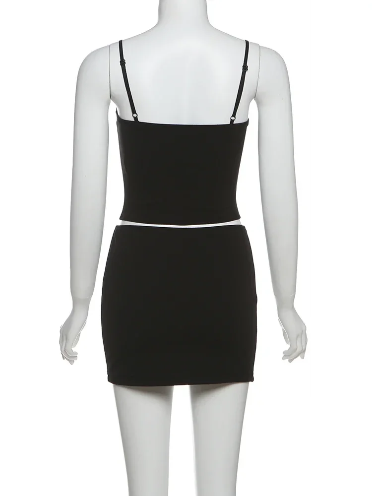 Laxsesu Vogue женский комплект из 2 предметов Y2K кружевной однобортный камзол с скрытой