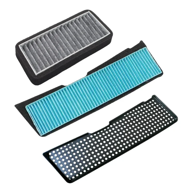 

Комплект Из 3 Фильтров Для Воздухозаборника Tesla Model 3 2021-2023, Имитация Карбона, Накладка На Вентиляционную Панель