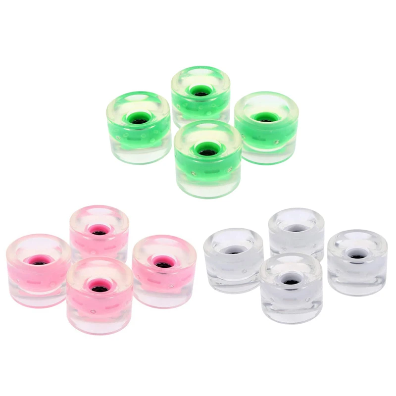 

4Pcs,70mm Flashing Replacement Wheels for Longboard Dancing Outdoors