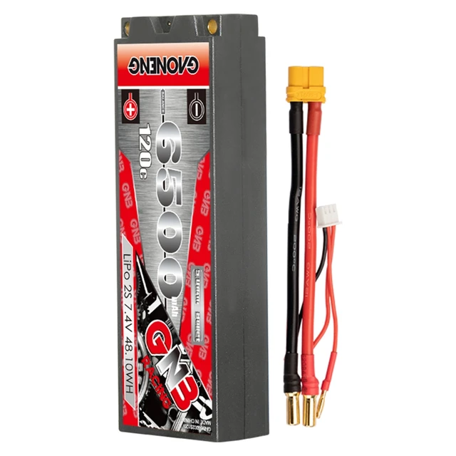 Gaoneng GNB 2S 7.4V 6500mAh 120C Hardcase Lipo XT60