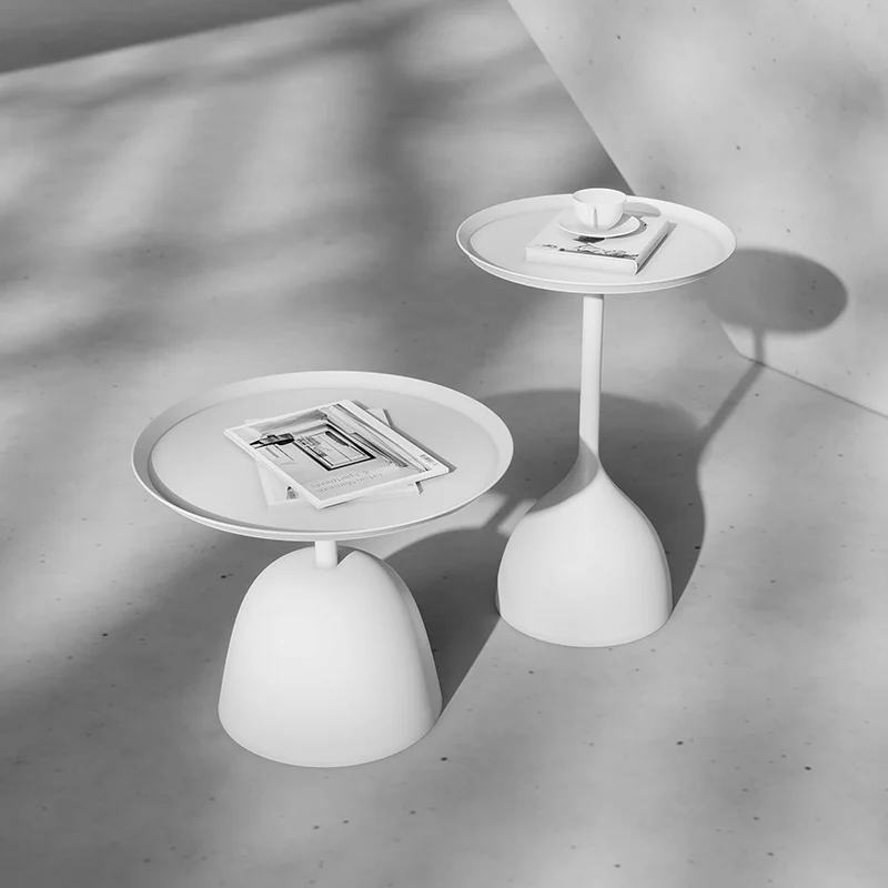 

Round Side Table Living Room Makeup Corner Dressing Table Bedside Luxury Outdoor Dining Table De Salon Outdoor Furniture XF40XP