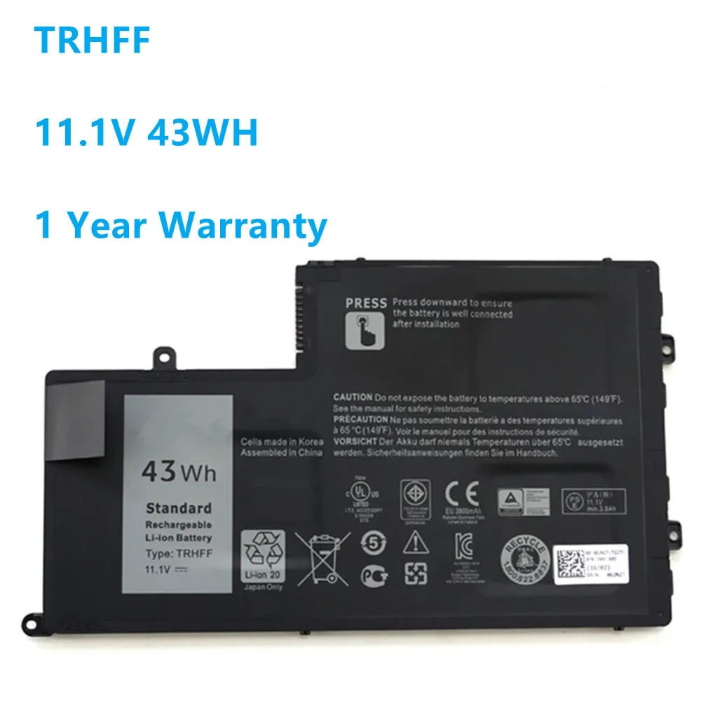 

Новый Сменный аккумулятор для ноутбука DELL Inspiron 5547 5545 5548 5447 5445 5448 14-5447 15-5547 3450 3550 TRHFF 11,1 В 43WH