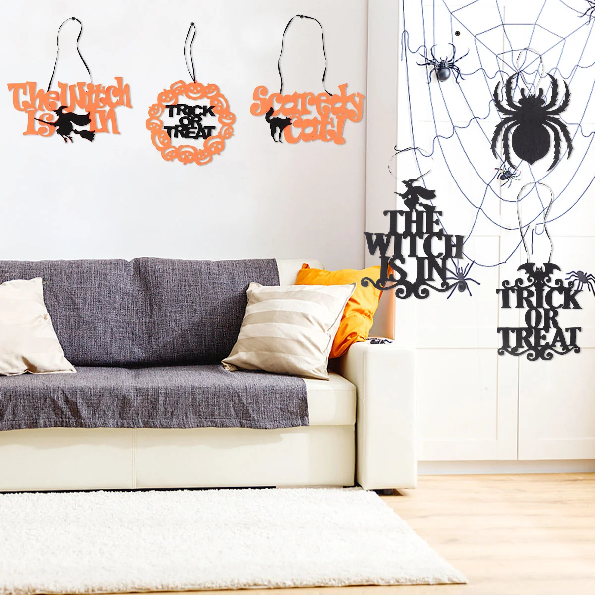

6 Hanging Decoration Hanging Outdoor Room Decor Welcome Plaque