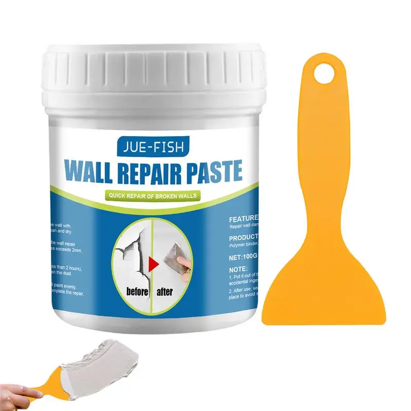 

100g Wall Repair Paste Agent Cream Drywall Repair Kit Wall Peeling Crack Repairing Mending Agent Anti-Leaking Repair Tool Supply