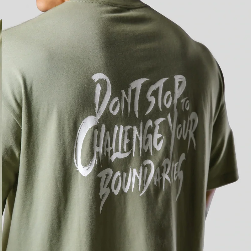 Рубашка мужская Спортивная с коротким рукавом свободная футболка из хлопка для