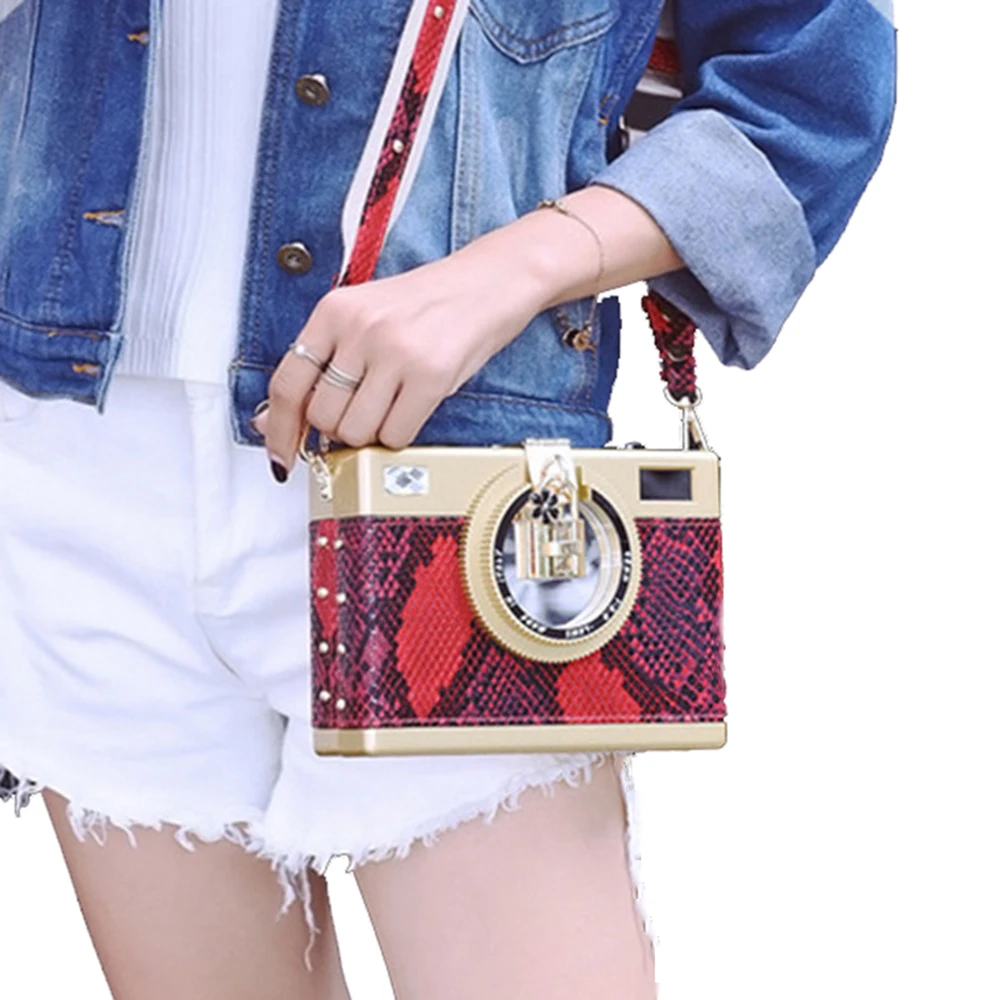 

Personalized Design Fashion Camera Shape Clutch Nubuck Shoulder Bag For Women Casual Mini Messenger Bag Ladies Box Purse Flaps