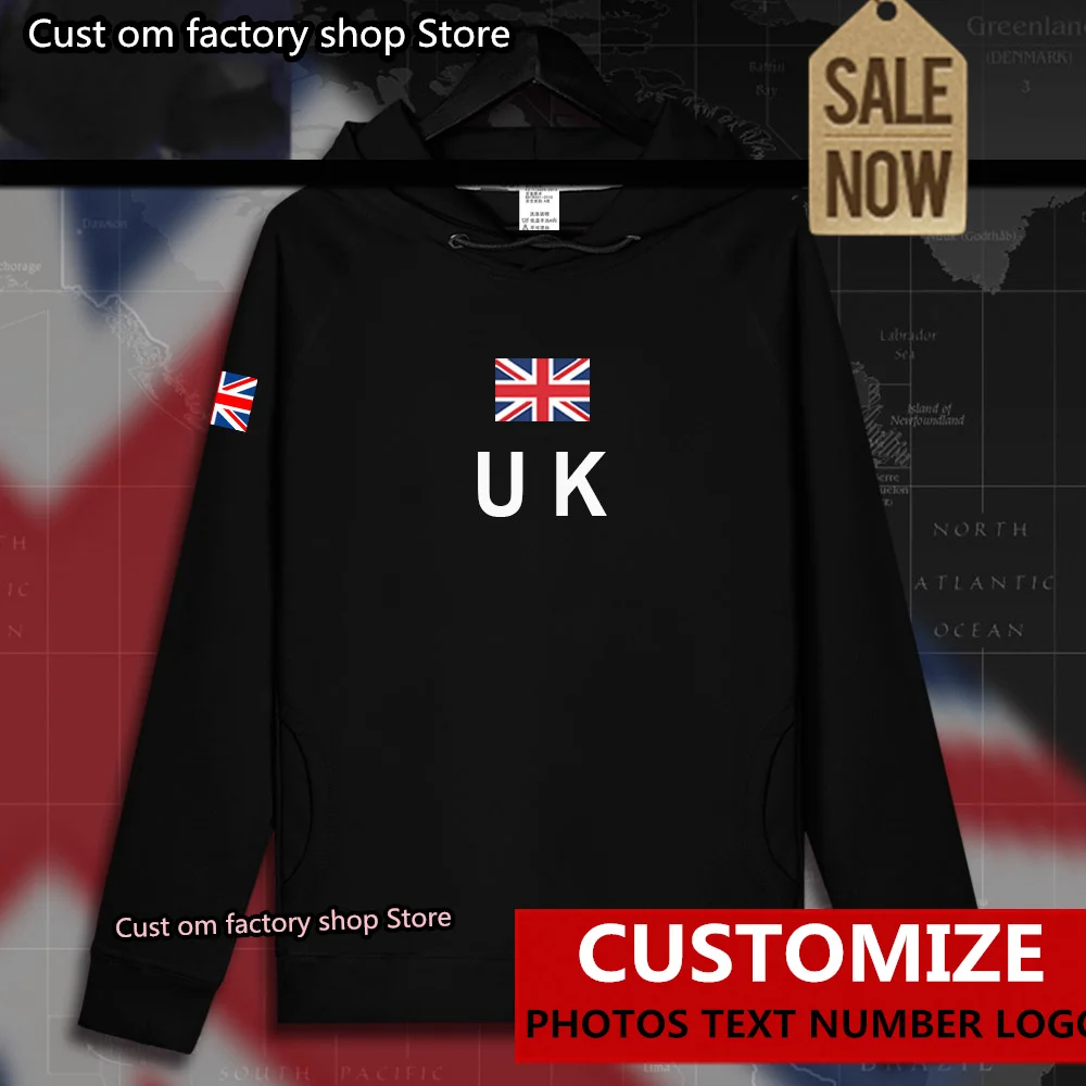 

UK United Kingdom of Great Britain GBR mens hoodie pullovers hoodies men sweatshirt thin new streetwear clothing jerseys tracksu