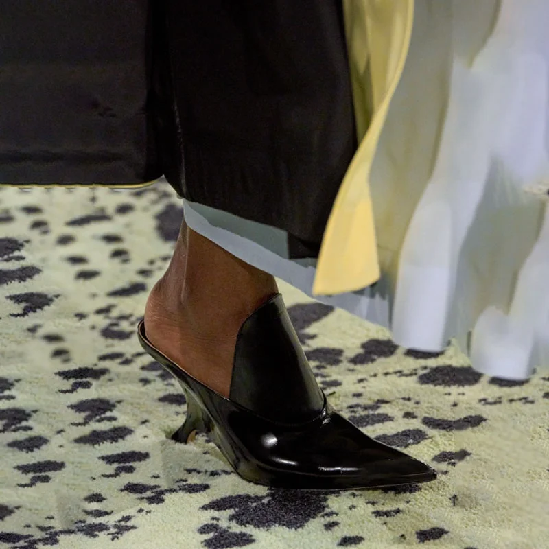 fashion slingbacks sexy high heels pumps pointed toe shoes women pumps party dress shoes spring summer slippers footwear sandals