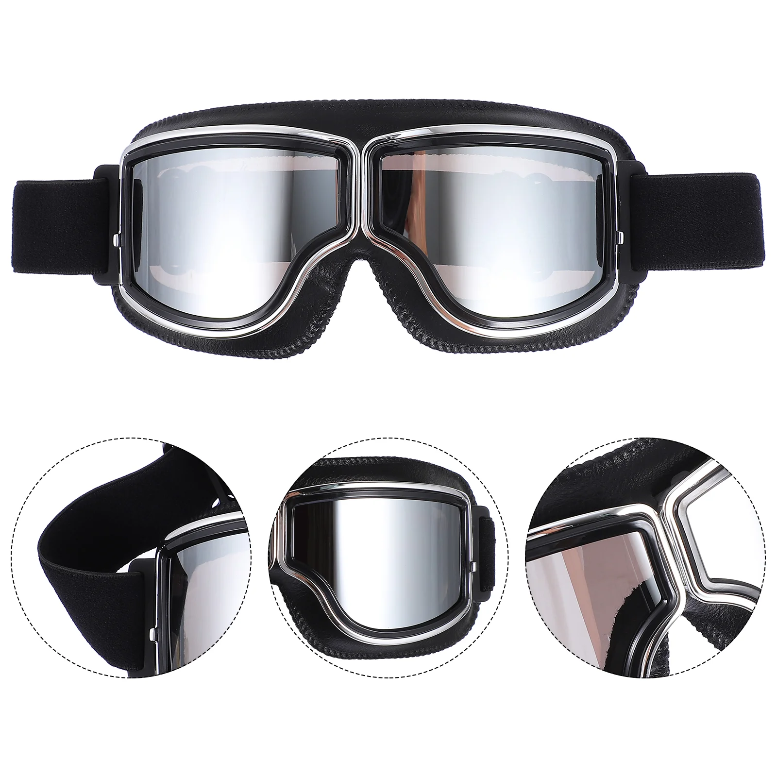 

Motorcycle Goggles Protective Glasses Windproof Riding Eyewear Cycling Dustproof