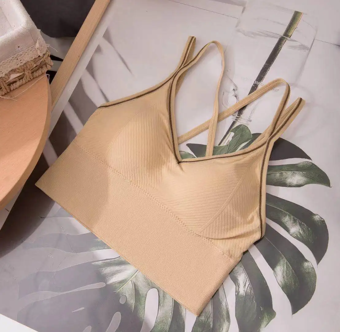 Женское хлопковое нижнее белье топы-трубы сексуальный однотонный топ модный