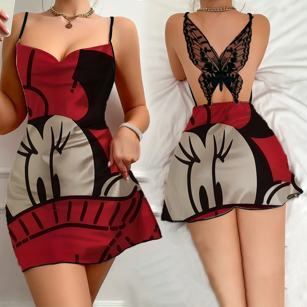 Новинка 2024 пикантная Пижама с узором женское платье для дома Новые