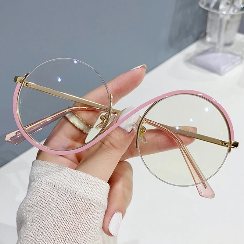 Женские круглые фотохромные солнцезащитные очки для близорукости