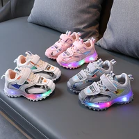 size 21 30 childrens glowing sneakers kids luminous shoes for baby boys girls led sneakers toddler casual shoes with light up