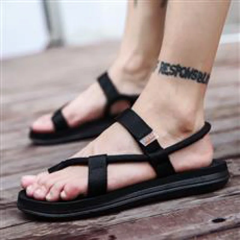 

Сандалии мужские летние с закрытым носком, пляжные тапочки с мягкой подошвой, для спорта на открытом воздухе