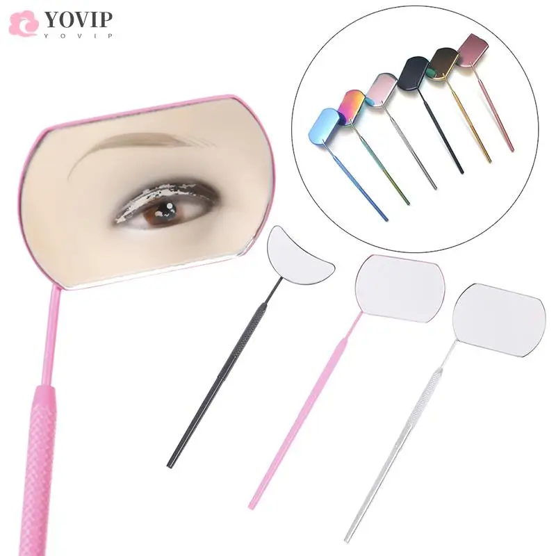 

1pc Portable Multifunction Check Eyelash Extension Grafting Mirror Mouth Oral Teeth Care Eyelashes Beauty Makeup Tools 17 Styles