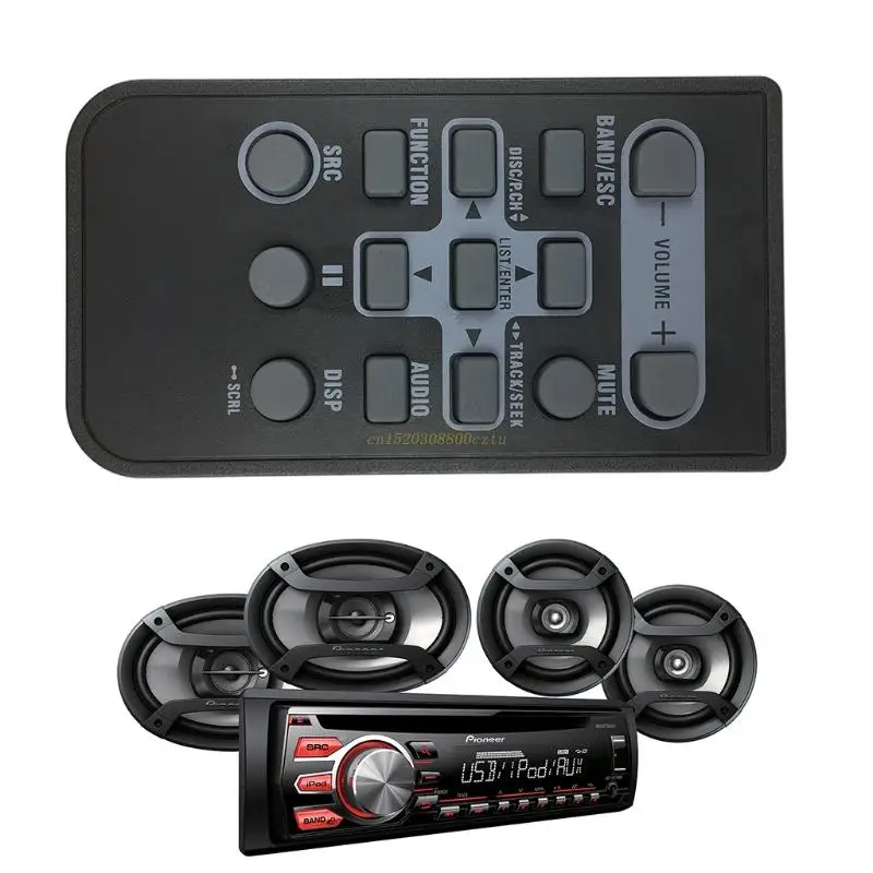 Черный пульт дистанционного управления для автомобиля Pioneer QXE1047 DEH-14UB DEH-150MP 63HD