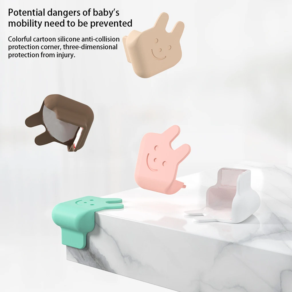 

8X Corner Protector Edge Sticker Protective Gear Thicken Design Kids Children Cute Looking Table Home Supplies