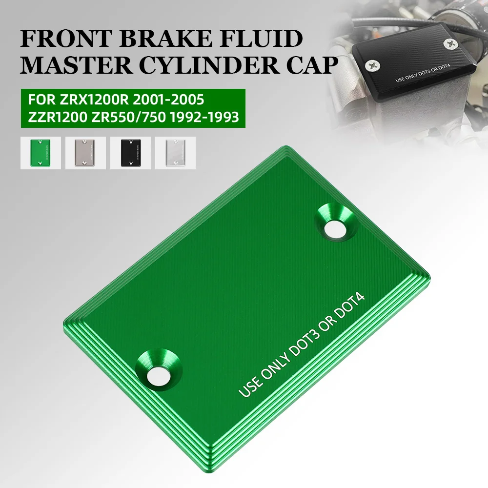 Крышка переднего цилиндра тормозной жидкости для KAWASAKI ZRX1200R 2001-2005 ZZR1200 ZR550/750 1992-1993