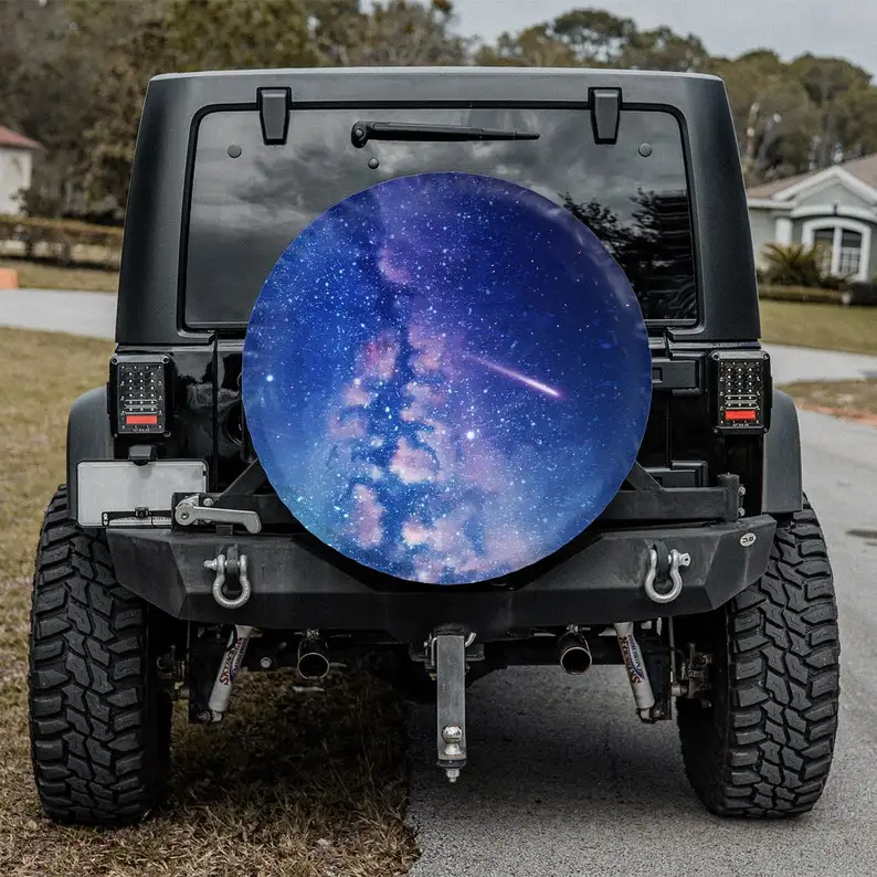 

Уникальные запасные крышки для шин, запасная крышка для шин Stary Sky, крышка для шин Jeep, крышка для дорожного прицепа, аксессуары для Jeep, шина ...