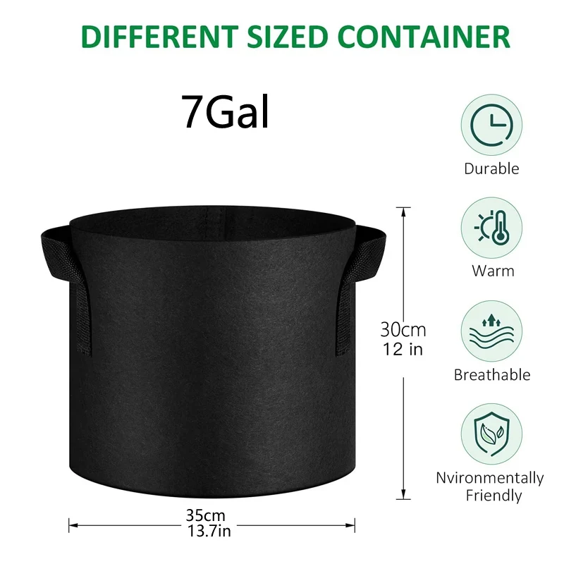 2/6 шт. утолщенные нетканые пакеты для выращивания картофеля