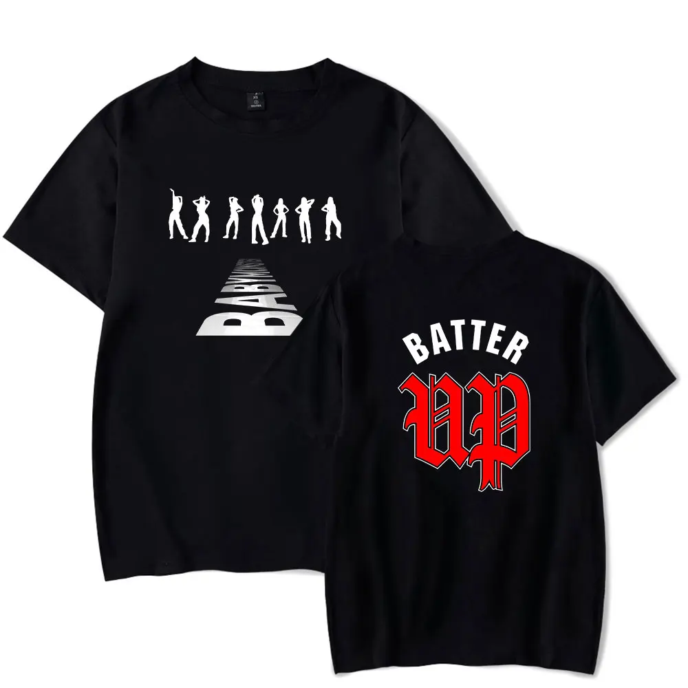 

BABYMONSTER KPOP T-shirts Batter Up Album Merch Women Men Fashion Casual Short Sleeve Tee Streetwear