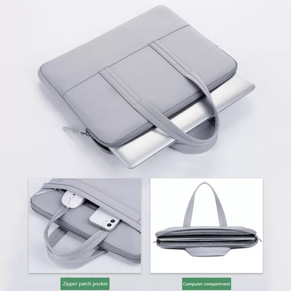 

2022 trend Bag 13.3 14 15.6 Inch Notebook Case For MacBook Air Pro 13 15 HP Business Handbag Waterproof Briefcase