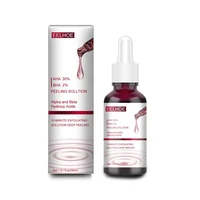 3pcs fruit acid salicylic acid shrink pores serum exfoliating moisturizing nourish smooth essence removal blackhead facial serum