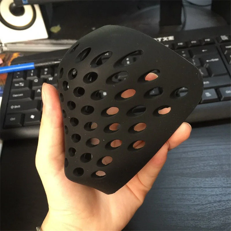 Черная красная силиконовая маска реквизит для косплея лица |